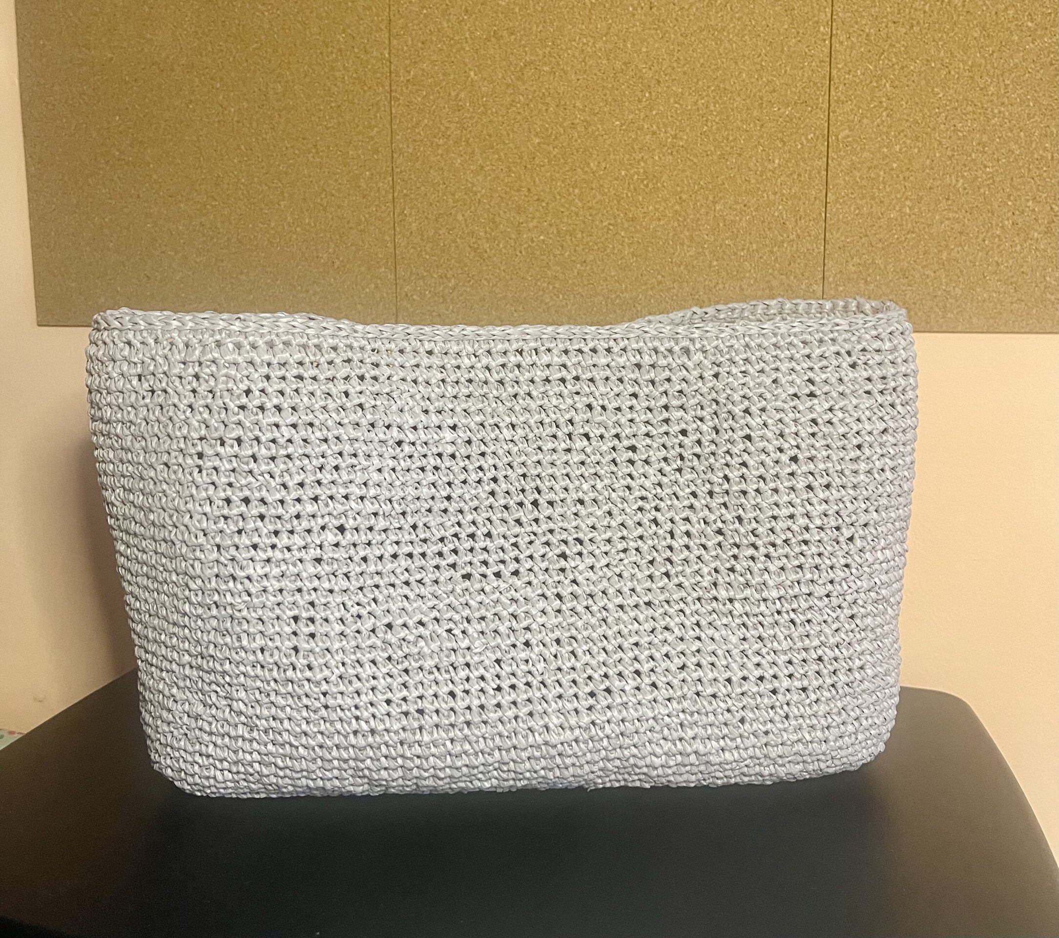 Bolso Rafia color beige Gray - 3